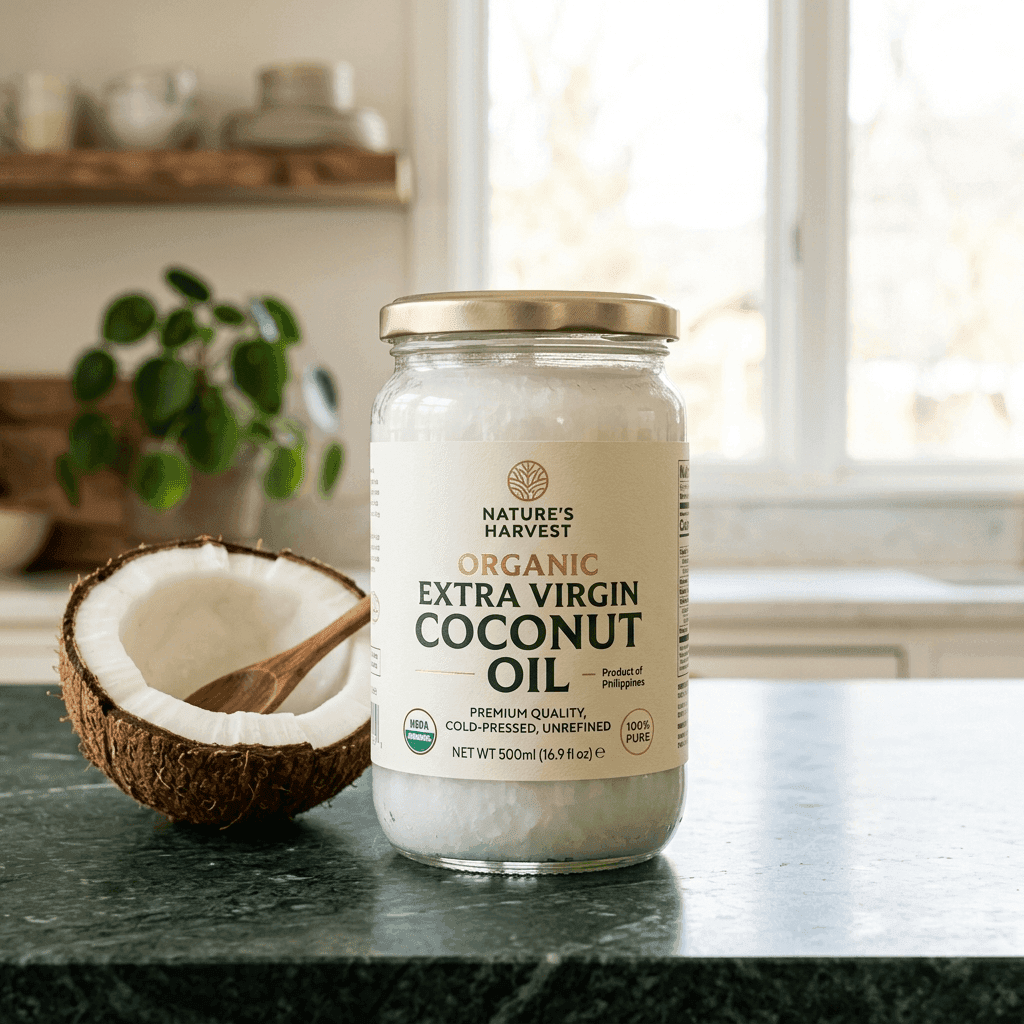 Aceite de Coco Virgen Extra Ecológico (1 Litro)
