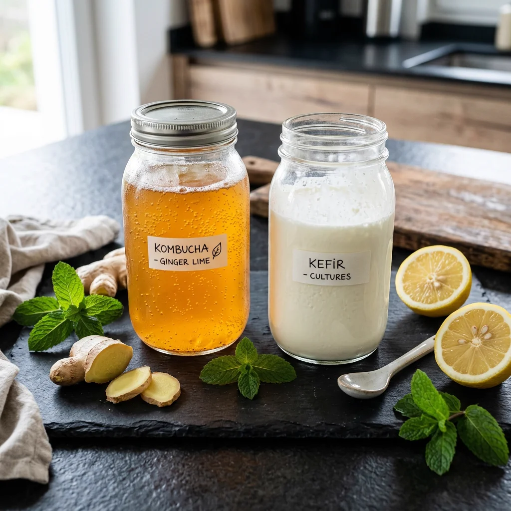El secreto de una digestión perfecta: Kombucha, Kéfir y Salud Intestinal